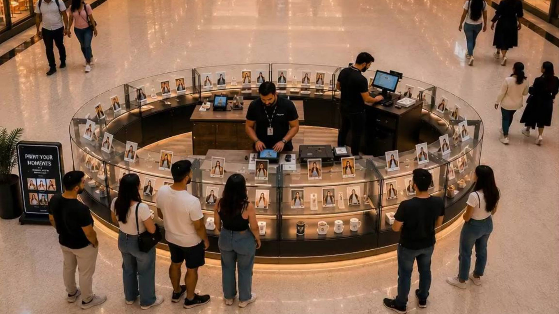 Signature Kiosk - Circular Island Signature Kiosk - Circular Island