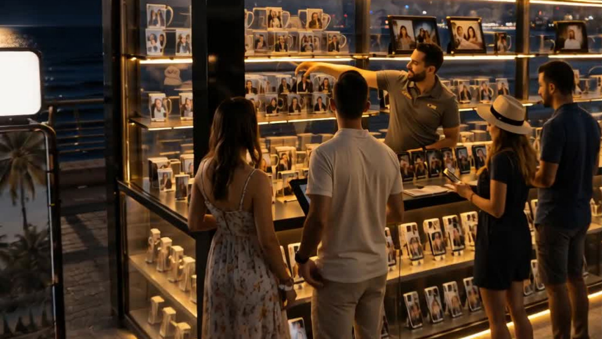 View image Stand-Alone Kiosk - Night Promenade
